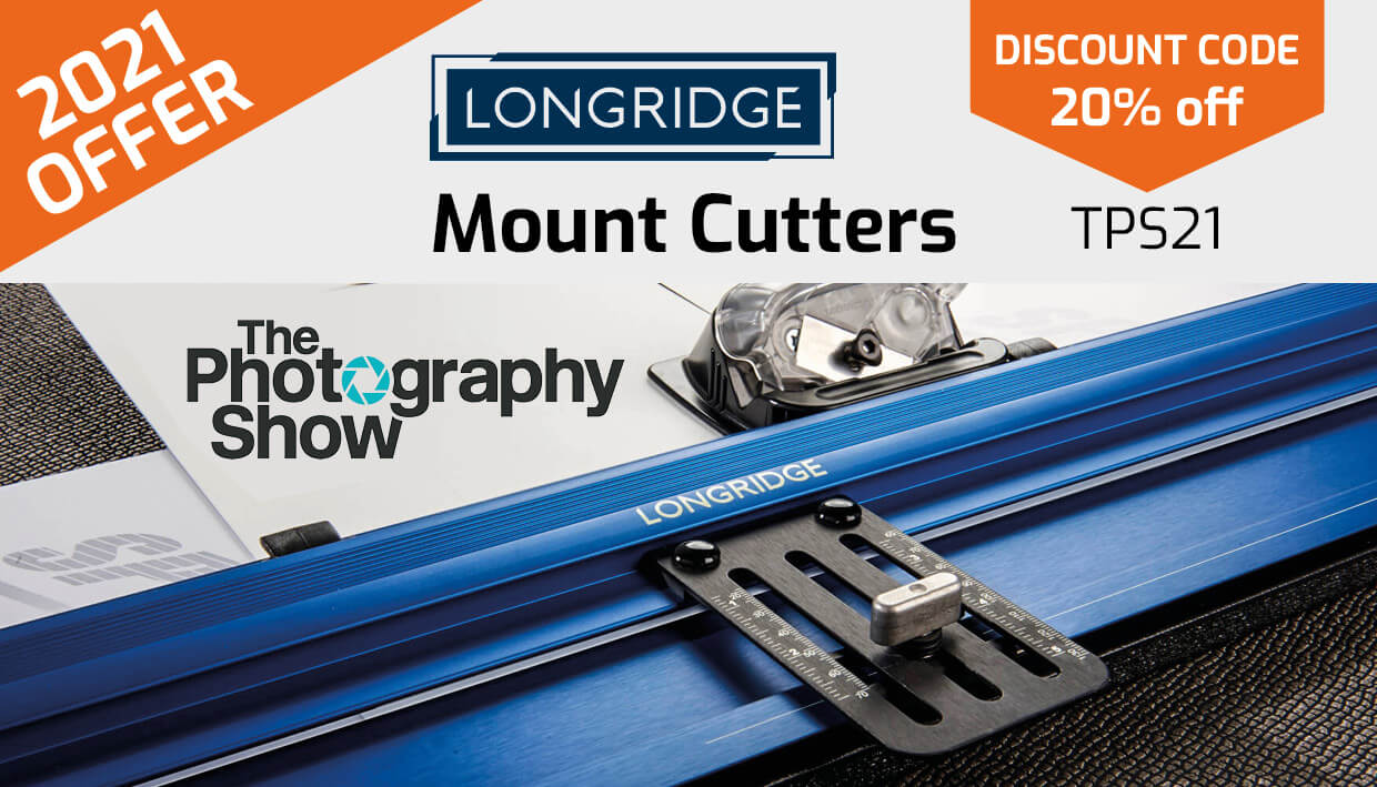 Longridge Mount Cutters The Photography Show 2021 Discount Code
