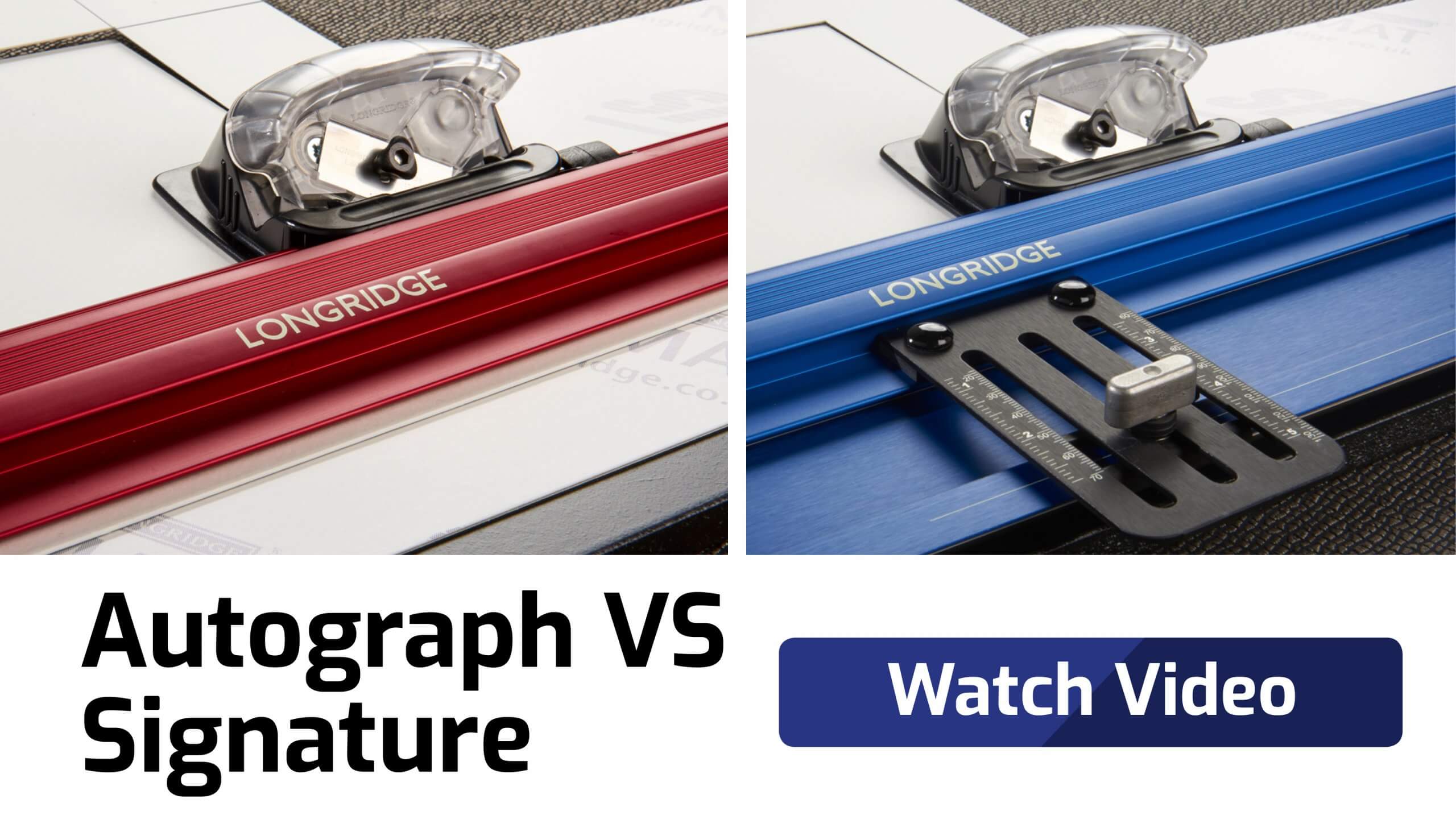 Autograph Versus Signature Mountcutter Longridge